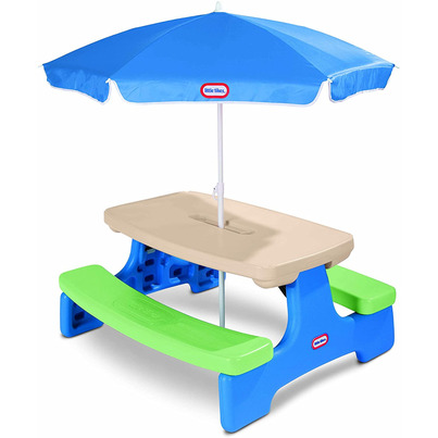 Little Tikes Easy Store Picnic Table With Umbrella