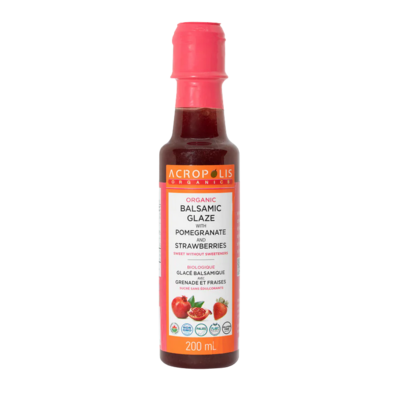 Acropolis Organics Organic Balsamic Glaze With Pomegranate & Strawberry