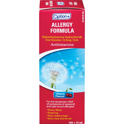 Option+ Adult Allergy Formula Cherry