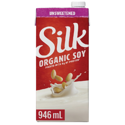 Silk Organic Soy Beverage Unsweetened Original