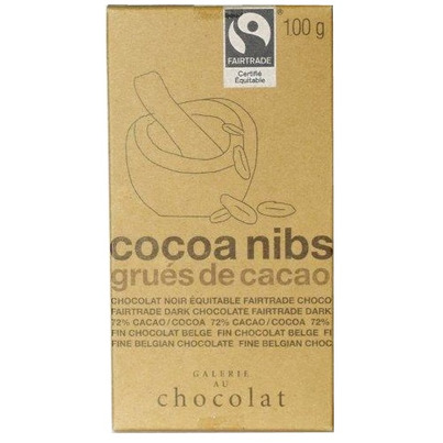 Galerie Au Chocolat Cocoa Nibs Dark Chocolate Bar