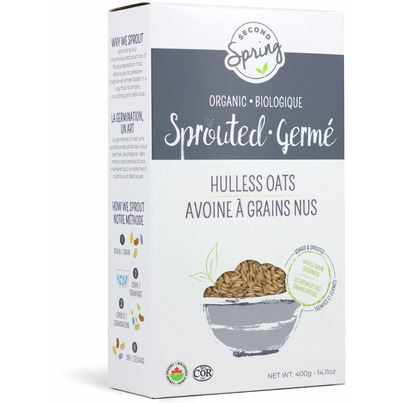 Second Spring Organic Sprouted Hulless Oats