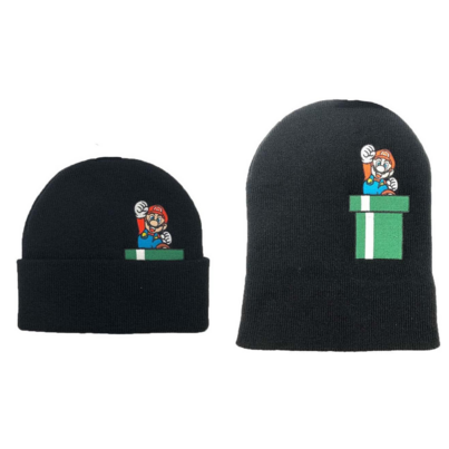 Bioworld Kids Beanie Super Mario Bros Mario Fist In Air