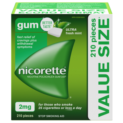 Nicorette Nicotine Gum Ultra Fresh Mint 2mg
