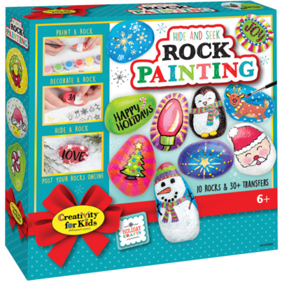 Creativity For Kids Holiday Hide And Seek Rock Painting