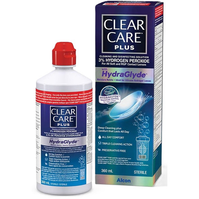 Clear Care Plus Hydraglyde Contact Lens Solution