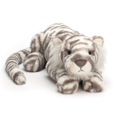 Jellycat Sacha Snow Tiger Little