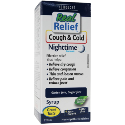 Homeocan Real Relief Cough And Cold Nighttime