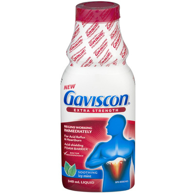 Gaviscon Extra Strength Soothing Liquid Icy Mint