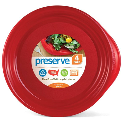 Preserve Everyday Plates Pepper Red