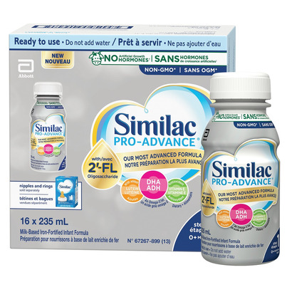 Similac Pro-Advance Step 1 Baby Formula Ready-to-Feed