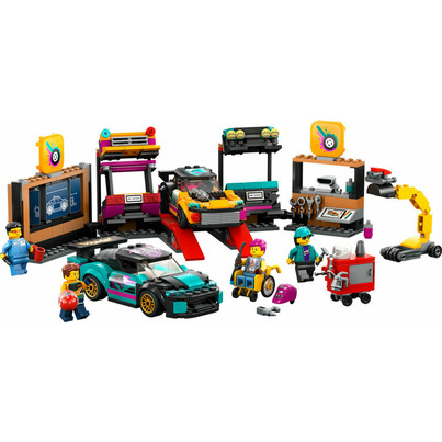LEGO City Custom Car Garage Building Toy Set