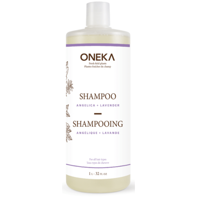 Oneka Lavender & Angelica Shampoo Large
