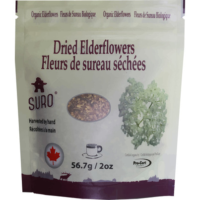 SURO Dried Organic Elderflowers