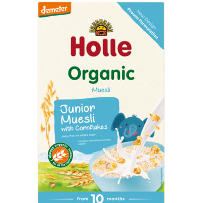 Holle Organic Junior Muesli With Cornflakes