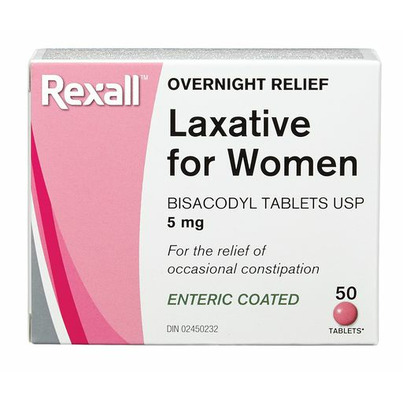 Rexall Laxative For Women Coated Tablet Bisacodyl 5mg