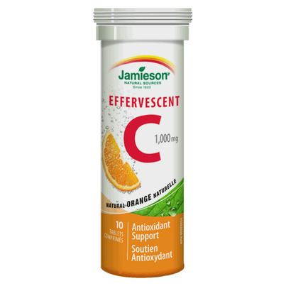 Jamieson Effervescent Vitamin C Natural Orange