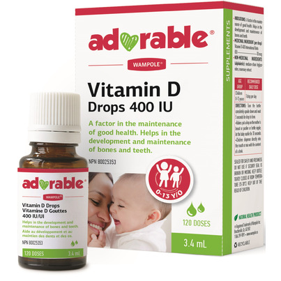 Wampole Adorable Vitamin D Drops