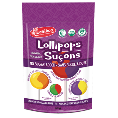 Koochikoo Organic Sugar Free Lollipops