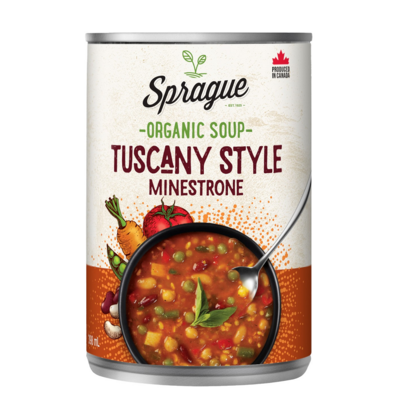 Sprague Organic Tuscany-Style Minestrone Soup