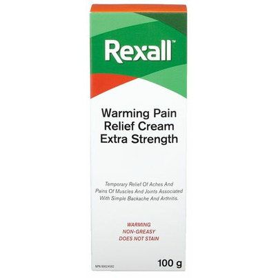 Rexall Extra Strength Warming Pain Relief Cream