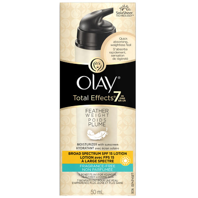 Olay Total Effects Featherweight Moisturizer Fragrance Free SPF 15