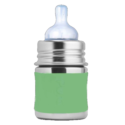 Pura Infant Bottle With Moss Sleeve