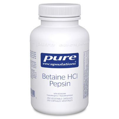 Pure Encapsulations Betaine HCl Pepsin