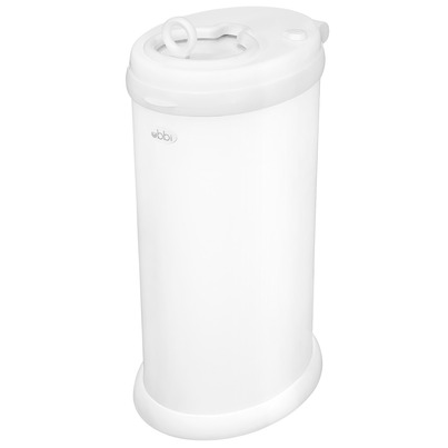 Ubbi Diaper Pail Matte White