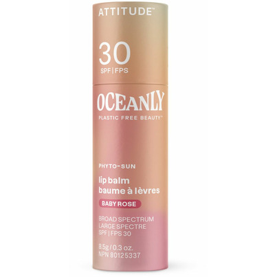 ATTITUDE Oceanly Phyto-Sun Tinted Lip Balm Baby Rose SPF 30