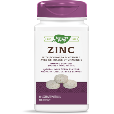 Nature's Way Zinc With Echinacea & Vitamin C Lozenges