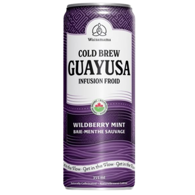 Waisamama Cold Brew Guayusa - Wildberry Mint