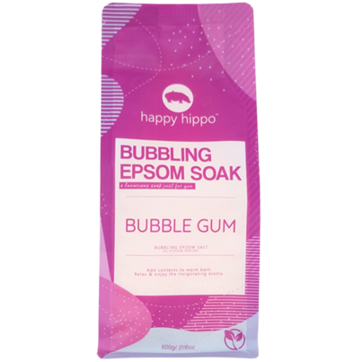 Happy Hippo Bubbling Epsom Salt Bubble Gum