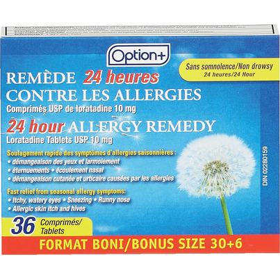 Option+ 24 Hour Allergy Remedy