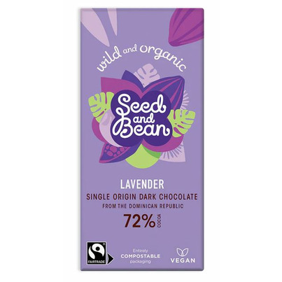 Seed & Bean Lavender Dark Chocolate Bar