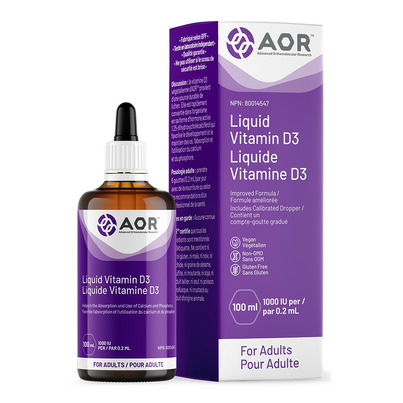 AOR Vitamin D3 Liquid Adult Formula