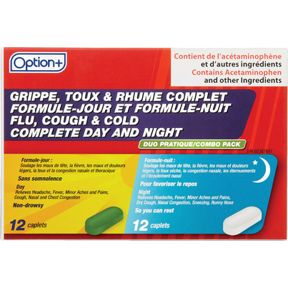 Option+ Flu, Cough & Cold Complete Day And Night