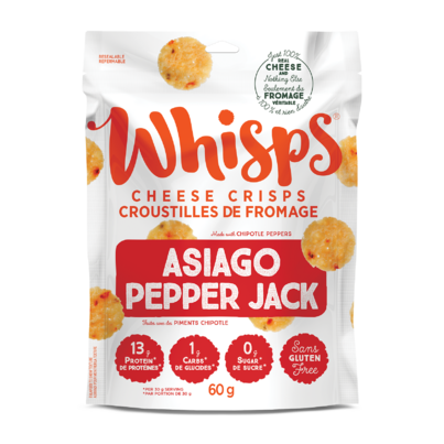 Whisps Cheese Crisps Asiago Pepper