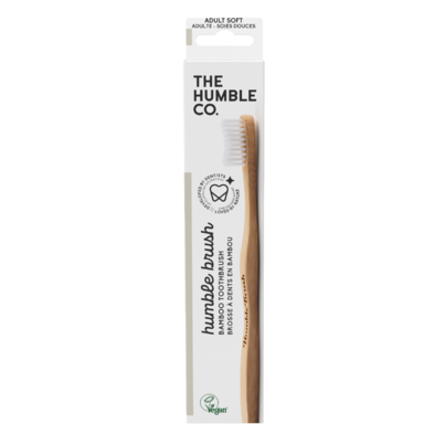 The Humble Co. Adult White Toothbrush Soft