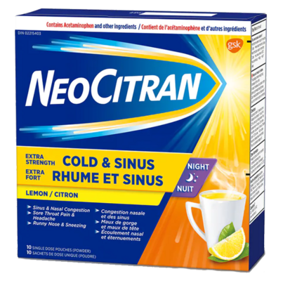 NeoCitran Extra Strength Cold & Sinus Night