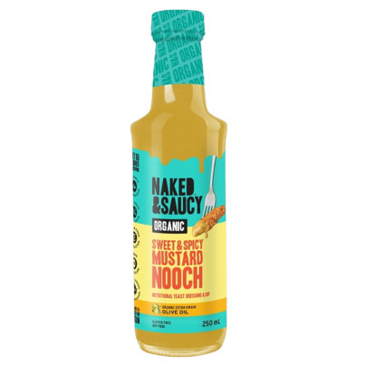 Naked & Saucy Organic Nooch Sweet & Spicy Mustard Dressing & Dip