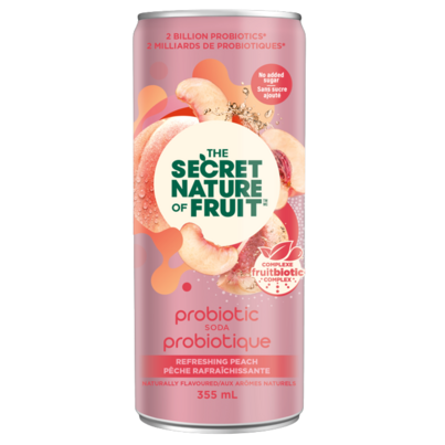 The Secret Nature Of Fruit Probiotic Soda Refreshing Peach