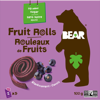 BEAR Fruit Rolls Blackcurrant