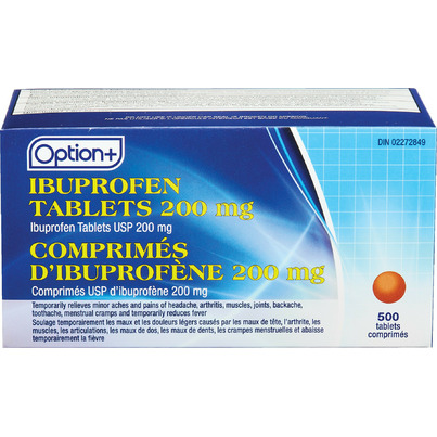 Option+ Ibuprofen Tablets 200mg