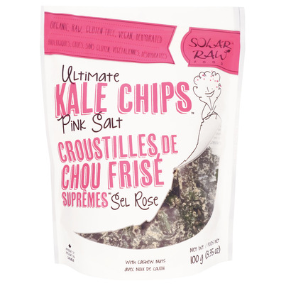 Solar Raw Organic Ultimate Kale Chips Pink Salt