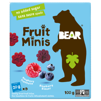 BEAR Fruit Minis Blueberry And Rasperry
