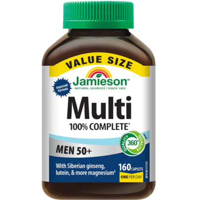 Jamieson 100% Complete Multivitamin For Men 50+ Value Size