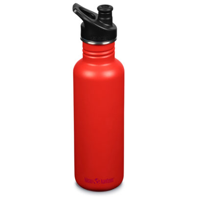 Klean Kanteen Classic Bottle With Sport Cap Tiger Lily