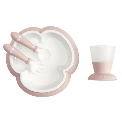 BabyBjorn Baby Feeding Set Powder Pink