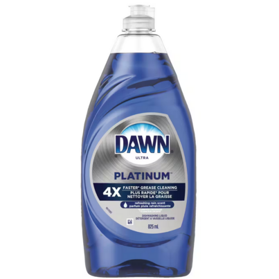 Dawn Platinum Dishwashing Liquid Refreshing Rain